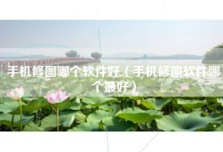 手机修图哪个软件好（手机修图软件哪个最好）