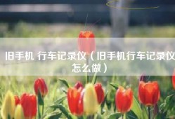 旧手机 行车记录仪（旧手机行车记录仪怎么做）