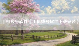 手机拨号软件（手机拨号软件下载安装）