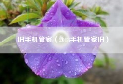 旧手机管家（2018手机管家旧）