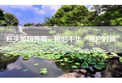 巨头加码外卖，抢的不止“用户时间”