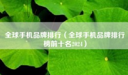 全球手机品牌排行（全球手机品牌排行榜前十名2024）