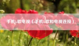 手机k歌电视（手机k歌和电视连接）