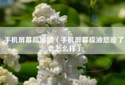 手机屏幕疏油层（手机屏幕疏油层没了会怎么样）