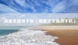 滑盖全面屏手机（滑盖式全面屏手机）