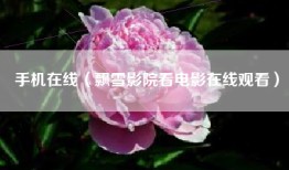 手机在线（飘雪影院看电影在线观看）