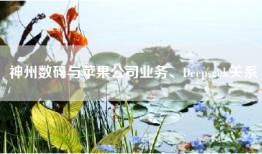 神州数码与苹果公司业务、Deepseek关系