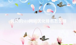 优势的SEO网站优化排名怎么排