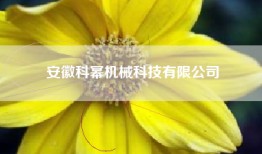 安徽科幂机械科技有限公司