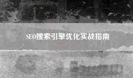 SEO搜索引擎优化实战指南