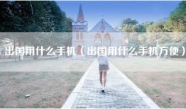 出国用什么手机（出国用什么手机方便）
