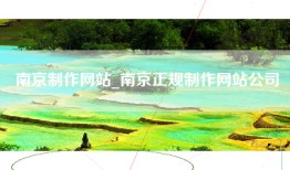 南京制作网站_南京正规制作网站公司