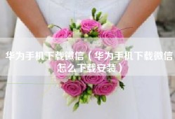 华为手机下载微信（华为手机下载微信怎么下载安装）