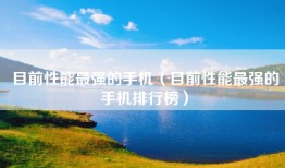 目前性能最强的手机（目前性能最强的手机排行榜）