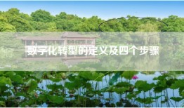 数字化转型的定义及四个步骤