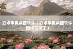 安卓手机桌面软件（安卓手机桌面软件图标不见了）