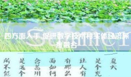 四方面入手 促进数字技术和实体经济深度融合