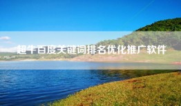 超牛百度关键词排名优化推广软件