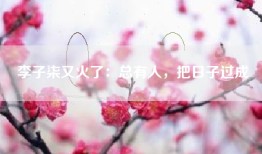 李子柒又火了：总有人，把日子过成詩