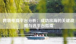 跨境电商平台分析：成功出海的关键战略与选平台指南