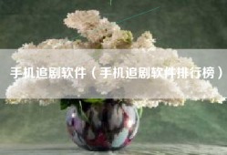 手机追剧软件（手机追剧软件排行榜）