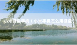 小米键盘手机（小米手机怎么用键盘）