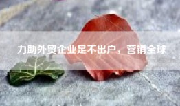 力助外贸企业足不出户，营销全球