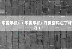 乐视手机1s（乐视手机1s开机密码忘了咋办）