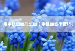 用手机画画怎么画（手机画画小技巧）