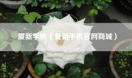 厦新手机（夏新手机官网商城）