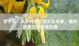李子柒：从乡村少女到文化现象，她的故事引发全球热潮