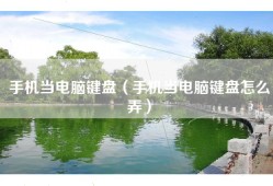 手机当电脑键盘（手机当电脑键盘怎么弄）