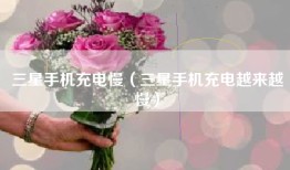 三星手机充电慢（三星手机充电越来越慢）