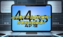 app推广平台是诈骗吗？有哪些比较靠谱？