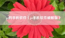 ps的手机软件（ps手机软件破解版）