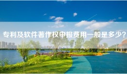 专利及软件著作权申报费用一般是多少？