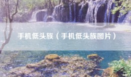 手机低头族（手机低头族图片）