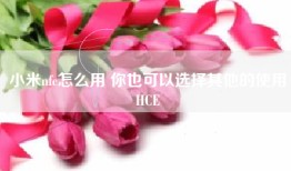 小米nfc怎么用 你也可以选择其他的使用HCE