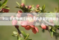 对比手机参数（对比手机参数的网站）