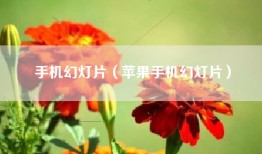 手机幻灯片（苹果手机幻灯片）