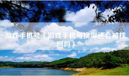 游戏手机号（游戏手机号换绑还会被找回吗）