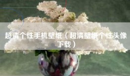 超清个性手机壁纸（超清壁纸个性头像下载）