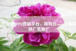 什么是OPPO营销平台，如何在oppo上面投放广告推广