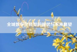 全域数字化转型的现状与未来展望