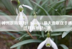 神州数码郭为：DeepSeek最大贡献在于通过开源推动AI惠