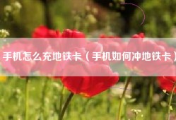 手机怎么充地铁卡（手机如何冲地铁卡）