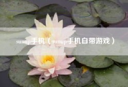 sunup手机（sunup手机自带游戏）