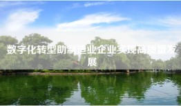 数字化转型助制造业企业实现高质量发展