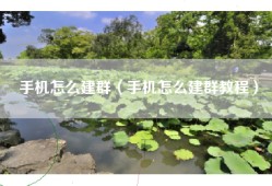 手机怎么建群（手机怎么建群教程）