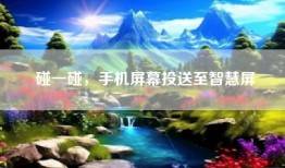 碰一碰，手机屏幕投送至智慧屏